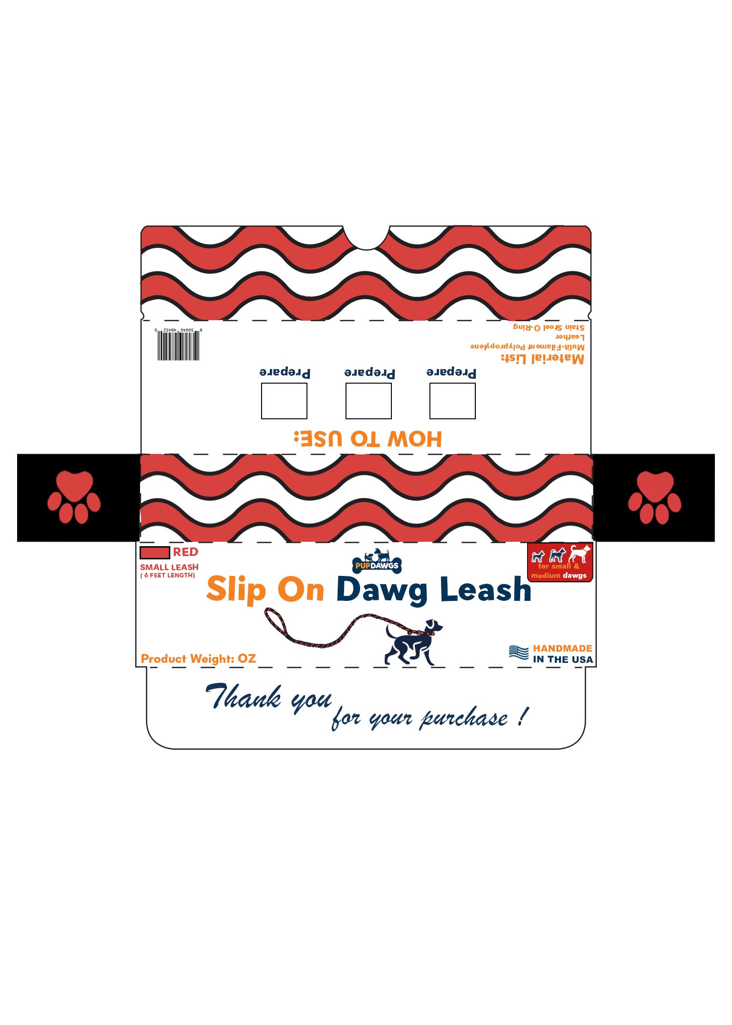 Leashes Packaging Design